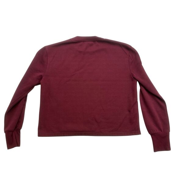 Star Wars Christmas Sweatshirt Womens Medium M Red Baby Yoda Long Sleeve Holiday - Picture 2 of 11